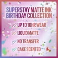 thumbnail image 4 of Lápiz labial líquido MAYBELLINE Super Stay Matte Ink Birthday Babe, 4 of 8