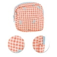 thumbnail image 4 of Unique Bargains 1 Pc Lady Portable Square Lipstick Bag for Travel Red Polyester, 4 of 6