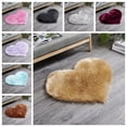 thumbnail image 3 of HEVIRGO Rug Mat Strong Water Absorption Soft Texture Love Heart Shape Non-slip Acrylic Fluffy Carpet Plush Mats Household Use, 3 of 11