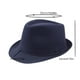 thumbnail image 3 of Sombreros para hombre y mujer, estilo clásico, de paja, de color liso, de poliéster, estilo jazz británico., 3 of 4