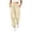Beige, variant on Waffle Knit Girls Pink Jogger Pants with Side Pockets & Drawstring Waist, for School, Play & Loungewear,Size 5-6T