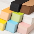 thumbnail image 3 of 100 Pack Small Blank Cards 3.5x2 inches, Colored Cardstock Study Flash Cards Index Cards, Unruled with Rounded Corners, Double-Sided Available Word Card for Business Message Note DIY,Green, 3 of 5