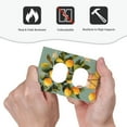 thumbnail image 4 of Kdxio Retro Warm Lemon Flower Decorator Light Switch or Receptacle Outlet Wall Plate Decorator Wall Plate Child Safe Outlet Cover-Style S, 4 of 6
