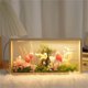 thumbnail image 1 of Marco de fotos luminoso DIY Marco de fotos de flores secas Mundo del bosque Flor eterna Caja de exhibición de doble cara Marcos luminosos, 1 of 4
