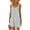 White, variant on Summer Fashion Mini Beach Dresses for Womens 2025 Casual Printed Round-Neck Sleeveless Loose Knee-Length Dress