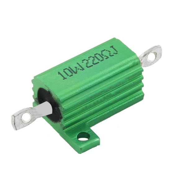 Unique Bargains 220 Ohm 10W Screw Tap Mounted Aluminum Housed Wirewound Resistor