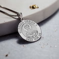 thumbnail image 5 of Picturesongold.Com Blessed Urban II Religious Medal  - 3/4 inch Size of a Nickel - Sterling Silver, 5 of 6