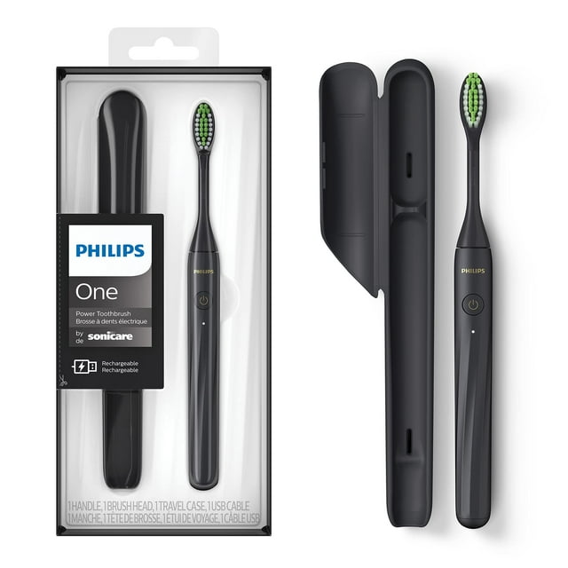 Philips Sonicare One by Sonicare Cepillo de dientes recargable, Shadow, HY1200/26