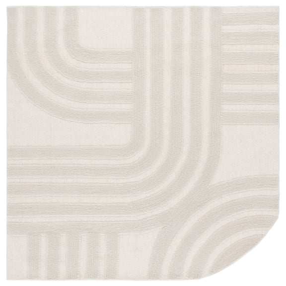 SAFAVIEH Southampton Miah Geometric Area Rug, Ivory, 6' x 6' Square