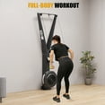 thumbnail image 3 of Wall Mounted Ski Exercise Machine Indoor Skiing Equipment with 10 Levels of Air Resistance and Smart Performance Monitor, 3 of 8