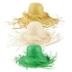 thumbnail image 1 of 3 piezas de sombrero de playa tejido estilo hawaiano, sombrero artesanal de verano, sombrero multifuncional para exteriores., 1 of 7