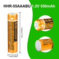 thumbnail image 2 of Batería recargable Triangle Power HHR-55AAABU 550mAh AAA, 2 of 8