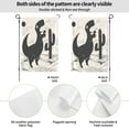 thumbnail image 2 of Cute Dinosaur Garden Flag 12.5"X18" Outdoor Indoor Garden Decor Porch Banner Sign With Grommets Uv Fade Resistant, 2 of 8