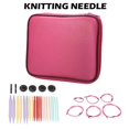 thumbnail image 3 of 1Set ABS Circular Knitting Needles Interchangeable Crochet Needles With Case For Any Crochet Patterns & Yarns, 3 of 6