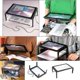 thumbnail image 3 of Reading Magnifier, Magnifying Glass With Light 3x Magnification Reading Aid With 4 Led Light For Elderly - A4 Rectangle With Folding Stand Hands Free, 3 of 3