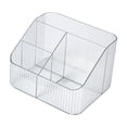 thumbnail image 1 of Oferta por tiempo limitado!Caja de almacenamiento de lujo, portalápices cosmético de escritorio, Cubo de almacenamiento de maquillaje, estante cosmético trapezoidal transparente, 1 of 2