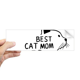 thumbnail image 1 of BEST CAT mama cita DIY diseño Rectángulo Parachoques Pegatina Cuaderno Ventana Calcomanía, 1 of 1