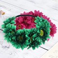 thumbnail image 5 of Paquete de 2 coronas de girasol, corona bohemia, diadema de girasol, accesorio para el cabello con flores (arcoíris), 5 of 5