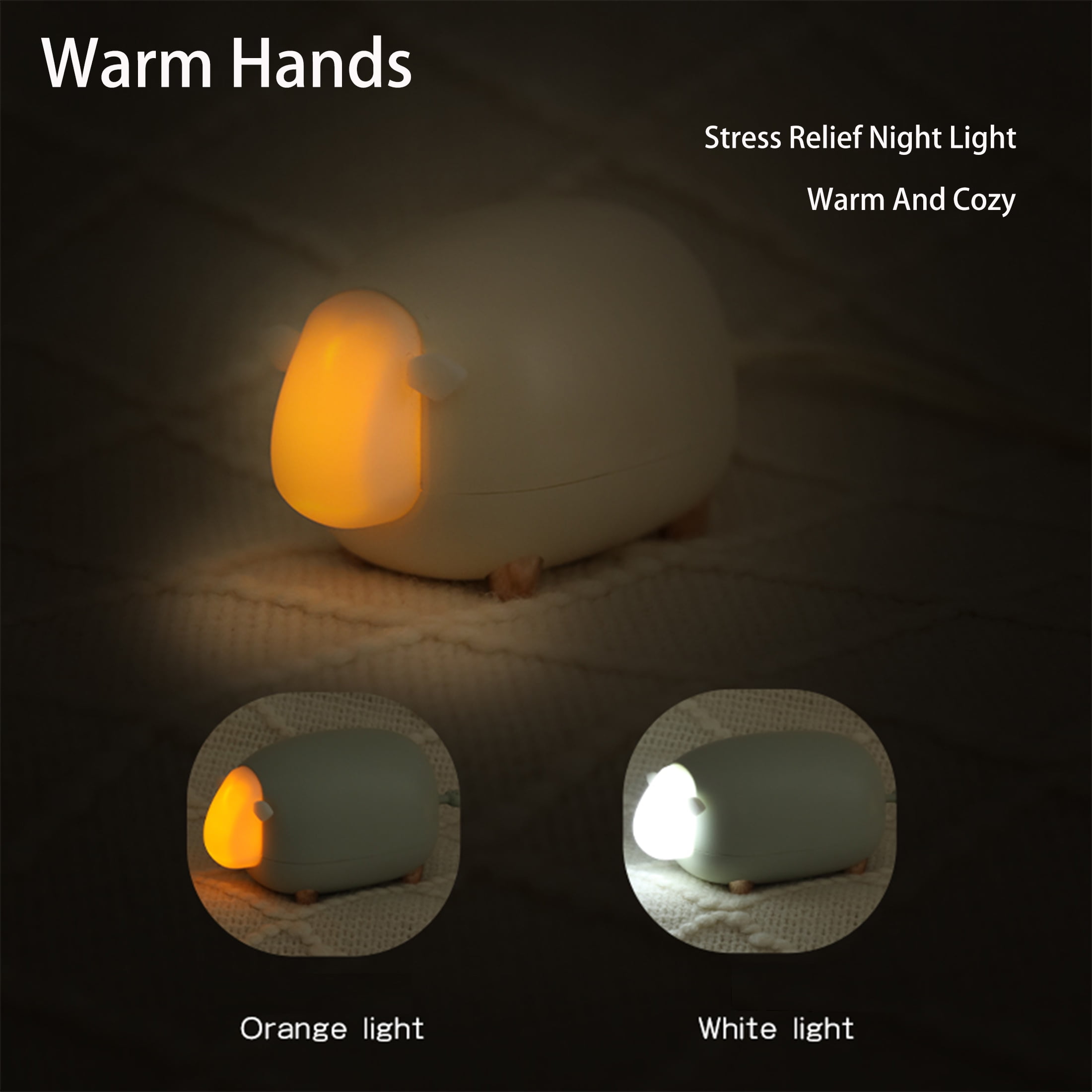 Portable USB Hand Warmer, Rechargeable, 1200mAh Electric Hand Warmer, Smart Chip Safe Heating, Christmas Gift, Outdoor, Golf, Hunting, Camping Accessories