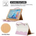 thumbnail image 2 of TECH CIRCLE Folio Case for Apple iPad (10th Generation) 10.9" 2022 Model, Cute Bowknot PU Leather Protective Kids Case with Auto Sleep Wake/Adjustable Stand Angles/Top Handle/Big Front Pocket, Purple, 2 of 6