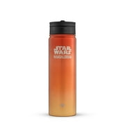 Star Wars The Mandalorian Destinations Collection Tatooine Stainless Steel Water Bottle, 22-ounce