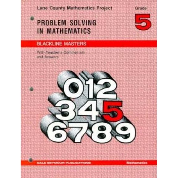Pre-Owned The Lane County Mathematics Project Problem Solving in Mathematics: Grade 5 (Paperback) 0866511822 9780866511827