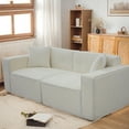 thumbnail image 4 of Soft - seated, pine - framed loveseat - Comfortable rest with USB charging, 4 of 5