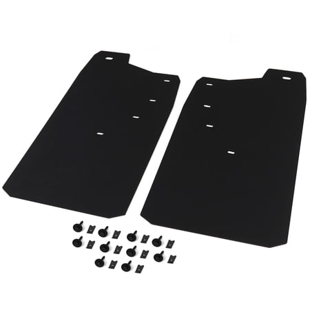 Red Hound Auto Compatible with Chevrolet GMC Silverado Sierra 1999-2007 1500 2500 3500 Mud Flaps Guards Splash Custom Fit Includes Hardware Rear 2 Piece Left and Right Set Extra Long 24 Inches Tall