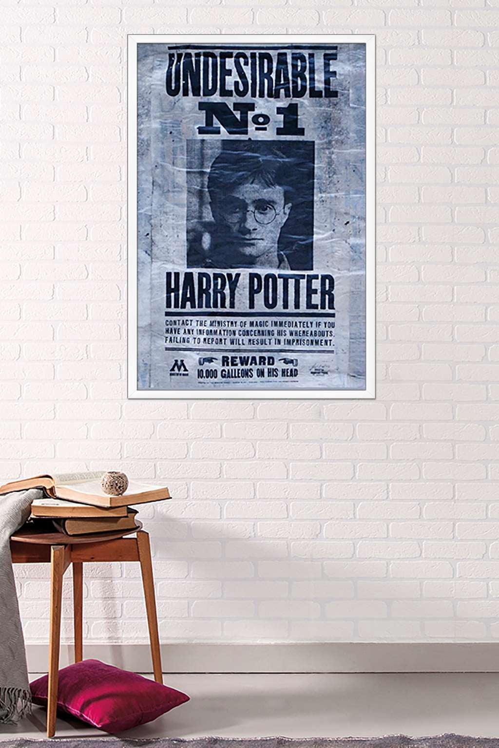 The Wizarding World: Harry Potter - Undesirable Wall Poster, 22.375" x 34", Framed