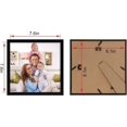 thumbnail image 2 of czcpp-8x8 Picture Frame Black, 8 by 8 Thin Square Photo Frame for Wall Tabletop Display, Single, 2 of 4