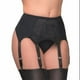 thumbnail image 1 of XmhyTop Cinturón de Liguero Mujer, Cintura Alta en Malla Vintage con Tirantes Ajustables y Clip Metal, Sin calcetines y bragas,El estilo C,Talla L Negro, 1 of 2