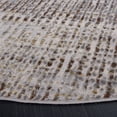 thumbnail image 3 of SAFAVIEH Palma Tristen Abstract Area Rug, Beige/Brown, 6'7" x 6'7" Round, 3 of 8