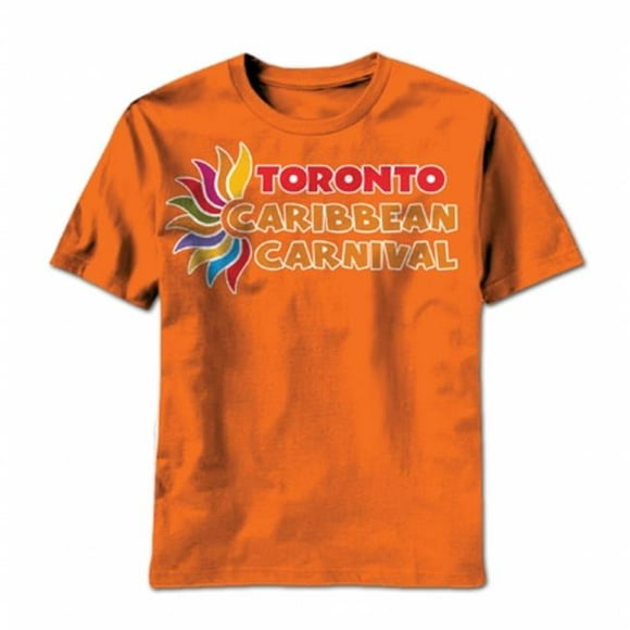 GDC-GameDevCo Ltd. TCC-95042S Toronto Caribbean Carnival Youth T-Shirt- Orange- Horizontal Logo S