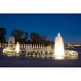 thumbnail image 2 of Highmith, Carol 18x13 Gold Ornate Wood Framed with Double Matting Museum Art Print Titled - World War II Memorial Nigh), Washington, D.C., 2 of 4