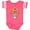 Football Pink and White, variant on Inktastic Reading Book Lover Sunflower Fox Boys or Girls Baby Bodysuit