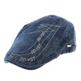thumbnail image 4 of Sombrero Plano con Visera Gorro para golf de Vendedor de Periódicos Unisex Moda Jean Blue Colcomx Sombrero de vendedor de periódicos para hombres, 4 of 8