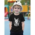 thumbnail image 1 of Cotton Short-Sleeved T-Shirt with a Rock Gesture, Featuring a Cute Print for Boys. This Versatile Summer Top Has a Round Neck And Is Perfect for Casual Wear., 1 of 6