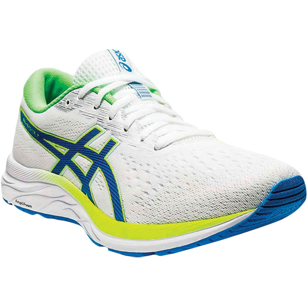 Men's ASICS GELExcite 7 Running Sneaker White/Safety Yellow 11 D