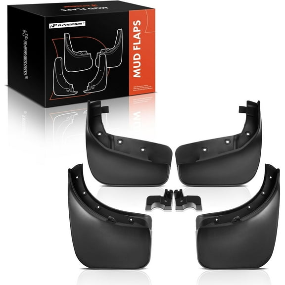 A-Premium Splash Guards Mud Flaps Mudflaps Mudguards Compatible with Volkswagen Touareg 2011-2016 Front & Rear 4-Pcs Kit