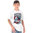 thumbnail image 4 of The Smurfs Kanji Keep Pushin Savage Boys Kids T Shirt Tees Tops Teen Brisco Brands L, 4 of 6