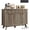 Grey-2 Drawer, variant on Vecenuy Buffet Cabinet Fluted Sideboard 47.2" Accent Cabinet with Adjustable Shelves,Modern Coffee Bar with Charging Station, for Dining Room, Living Room, Grey