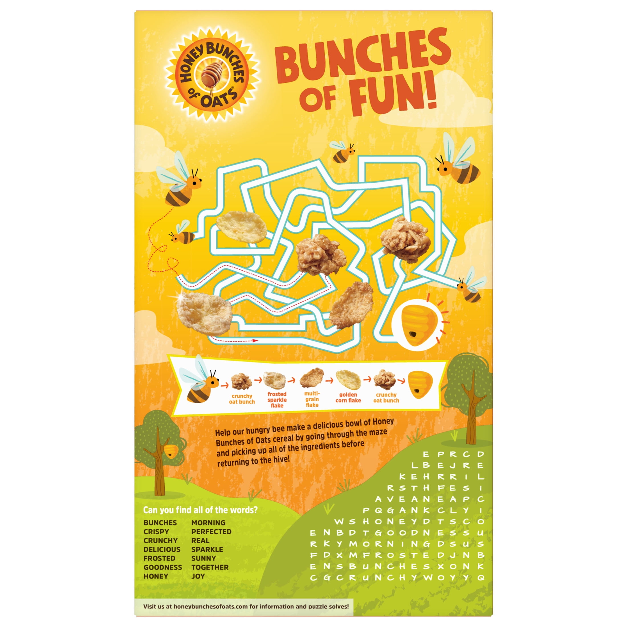Honey Bunches of Oats Honey Roasted, Heart Healthy, Low Fat, made with Whole Grain Cereal, 23 Ounce