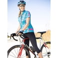 thumbnail image 4 of Terry Cycling Clothes for Women Padded Breakaway Bike Knicker 18" Cropped Cycling Capri Pants For Women With Padding, 4 of 9