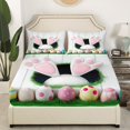 thumbnail image 3 of Erosebridal Easter Rabbit Bed Sheets King,Cute Eggs King Sheet Sets,Kids Room Decorative,Reversible,Breathable,4pcs, 3 of 7