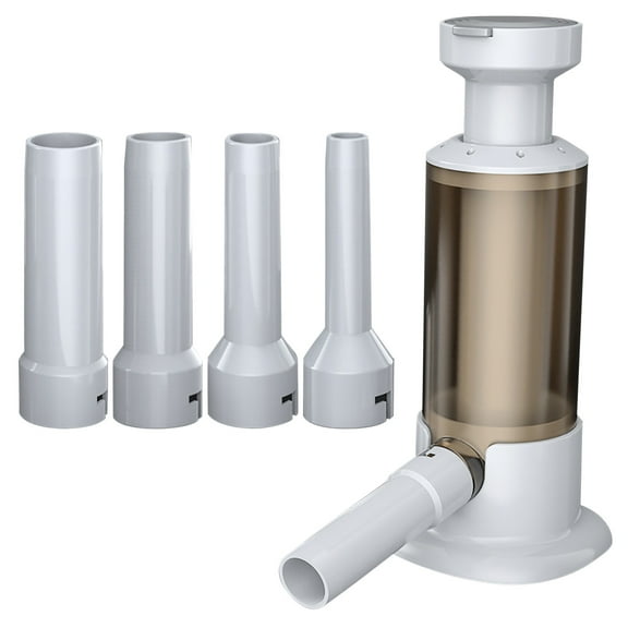 Manual Sausage Stuffer Machine with 4 Nozzles (0.55in, 0.7in, 0.86in, 1in) | Home Sausage Maker Tool Kit for Homemade Sausages & Salami | Household Meat Filler for Family Gatherings & Holidays