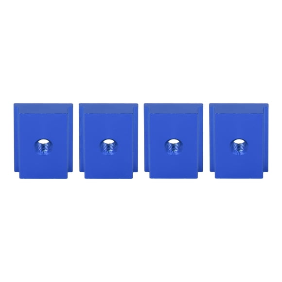 4Pcs Sliding Slot Nut T Type Aluminum Alloy T Slider Linear Motion Parts 30 Series M6 For Table Saws Woodworking Benches