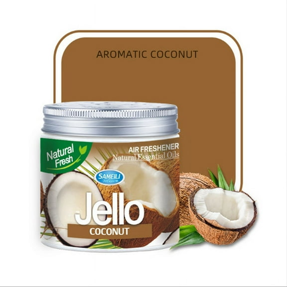 Car 220g Jello Perfume Air Freshener Car Balm Deodorizing Long-Lasting Fragrance Scent Car Aromatherapy COCONUT