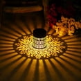 thumbnail image 6 of Decorative Solar Mandala Lights, Solar-Powered Outdoor Wall Lamp Waterproof Mandala Pattern Motion-Sensor Garden Light for Garden Post Patio Backyard Yard Decor (B,6pcs), 6 of 7