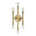 thumbnail image 2 of Trade Winds Lighting 6-Light Wall Sconce In Natural Brass, 2 of 5