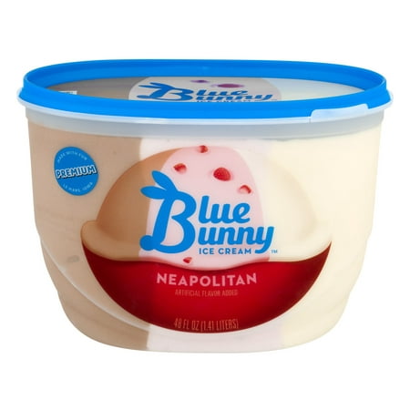 Blue Bunny Ice Cream Neapolitan, 48.0 FL OZ - Walmart.com